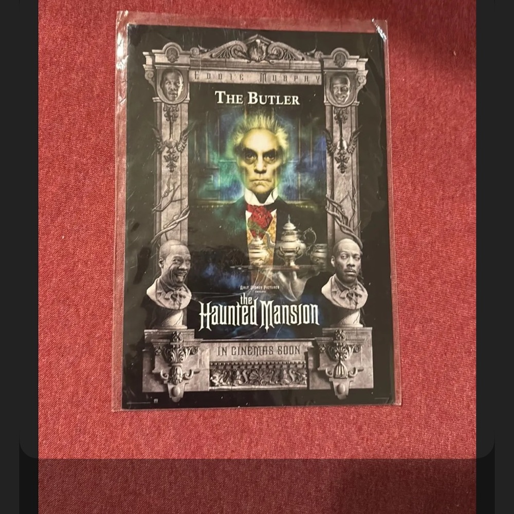 The Haunted Mansion Postcard